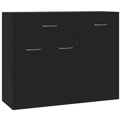Senkki musta 88x30x70 cm tekninen puu