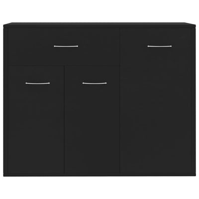 Senkki musta 88x30x70 cm tekninen puu