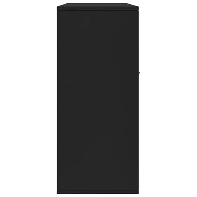 Senkki musta 88x30x70 cm tekninen puu