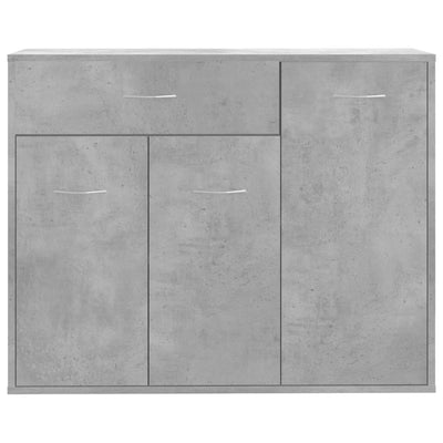 Senkki betoninharmaa 88x30x70 cm tekninen puu