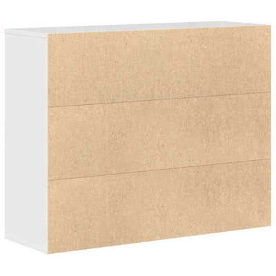 Valkoinen senkki Botskor 88x30x70cm (korkeakiilto, puinen)