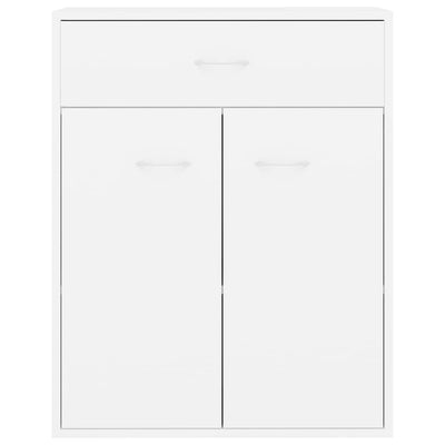 Valkoinen senkki Evienta 60x30x75cm (puinen)