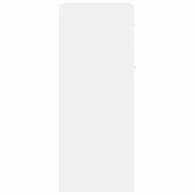 Valkoinen senkki Evienta 60x30x75cm (puinen)