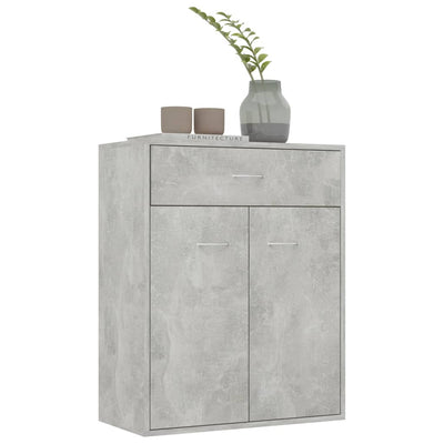 Senkki betoninharmaa 60x30x75 cm tekninen puu