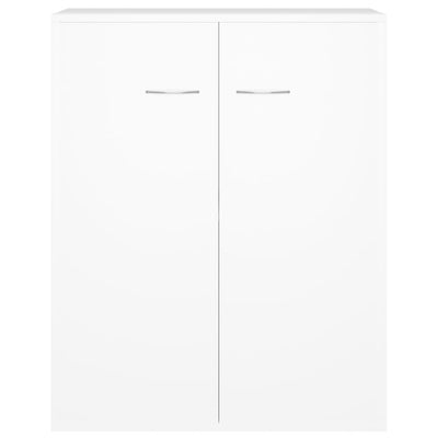 Valkoinen senkki Gheorghel 60x30x75cm (puinen)