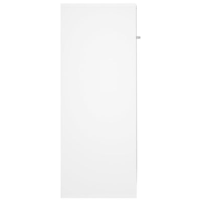 Valkoinen senkki Gheorghel 60x30x75cm (puinen)