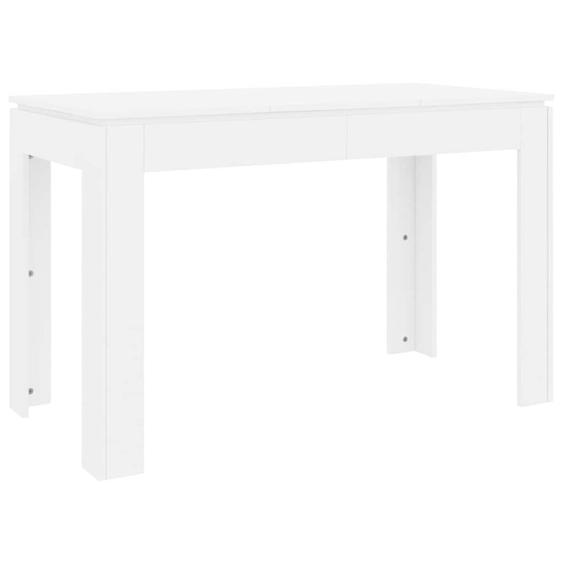 Valkoinen ruokapöytä Doczi 120x60x76cm (puinen)