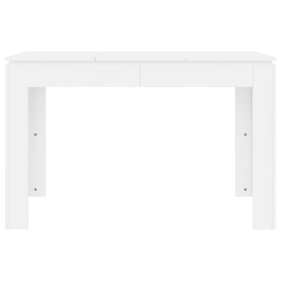 Valkoinen ruokapöytä Doczi 120x60x76cm (puinen)