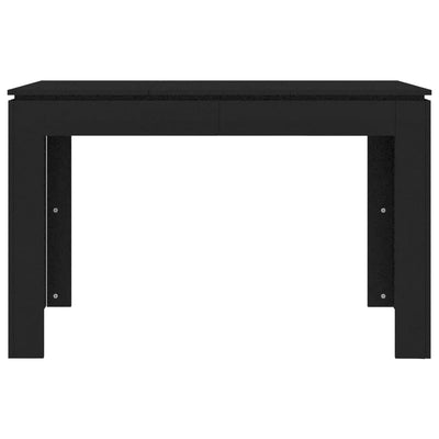 Ruokapöytä musta 120x60x76 cm tekninen puu