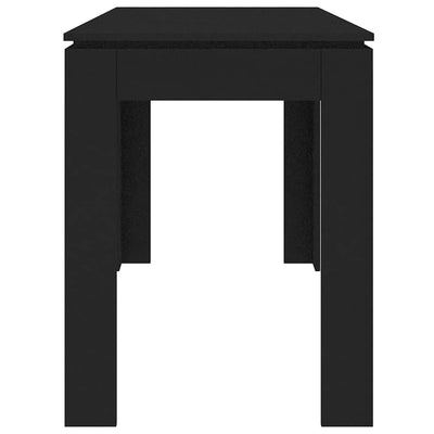 Musta ruokapöytä Doczi 120x60x76cm (puinen)