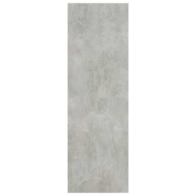 Kirjahylly Betoni Harmaa 40x24x75 cm Engineered Wood