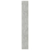 5-tasoinen kirjahylly betoninharmaa 40x24x175 cm tekninen puu