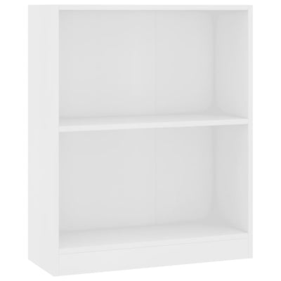 Kirjahylly valkoinen 60x24x76 cm tekninen puu