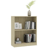 Kirjahylly Sonoma-tammi 60x24x76 cm tekninen puu