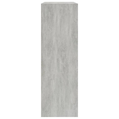 Kirjahylly betoninharmaa 60x24x76 cm tekninen puu