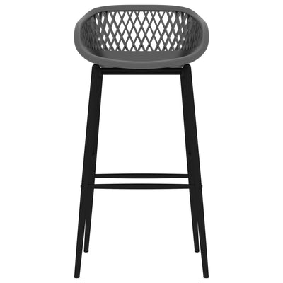 Harmaa baarituolit Foiomfia (2 kpl)