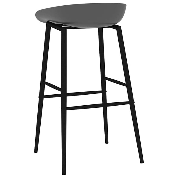 Baarituolit 4 kpl harmaa