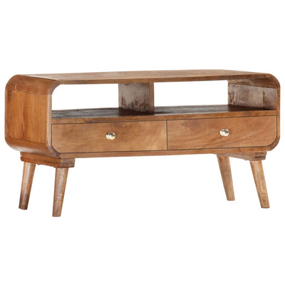 TV-taso 90x35x47 cm täysi mangopuu