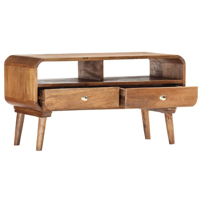 TV-taso 90x35x47 cm täysi mangopuu