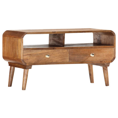 TV-taso 90x35x47 cm täysi mangopuu