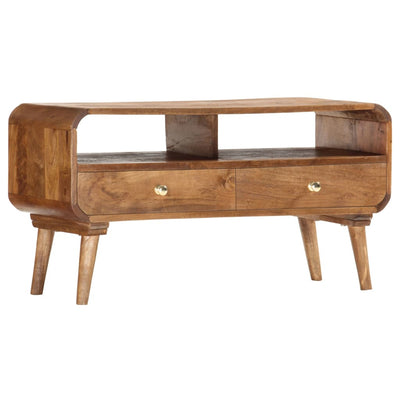 TV-taso 90x35x47 cm täysi mangopuu