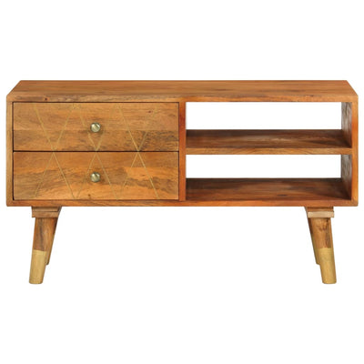 TV-taso 85x35x47 cm täysi mangopuu