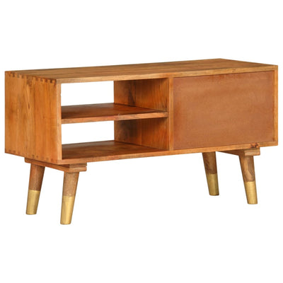 TV-taso 85x35x47 cm täysi mangopuu
