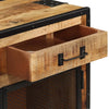 Senkki 80x31x71 cm karkea mangopuu