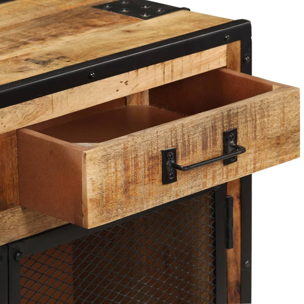 Senkki 80x31x71 cm karkea mangopuu