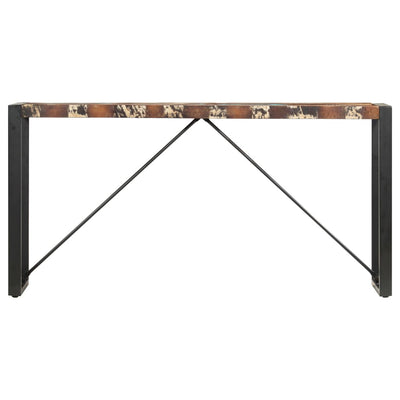 Sivupöytä 150x35x76 cm täysi kierrätetty puu