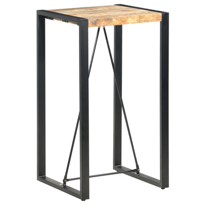 Baaripöytä 60x60x110 cm täysi mangopuu