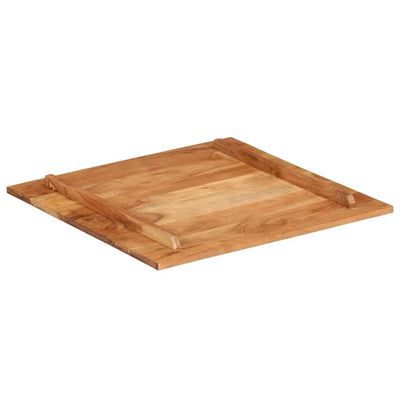 Pöytälevy täysi akaasiapuu 15-16 mm 60x60 cm