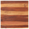Pöytälevy täysi akaasiapuu 25-27 mm 70x70 cm