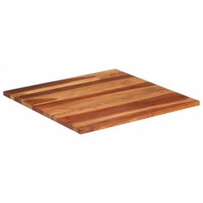 Pöytälevy täysi akaasiapuu 25-27 mm 80x80 cm