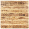 Pöytälevy täysi mangopuu 15-16 mm 80x80 cm