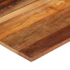 Suorakulmainen pöytälevy 60x70 cm 15-16 mm täysi kierrätyspuu