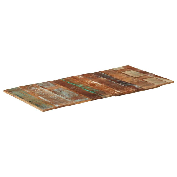 Suorakulmainen pöytälevy 60x120 cm 15-16 mm täysi kierrätyspuu
