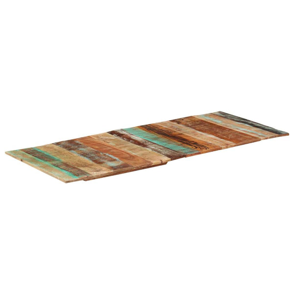 Suorakulmainen pöytälevy 60x140 cm 15-16 mm täysi kierrätyspuu