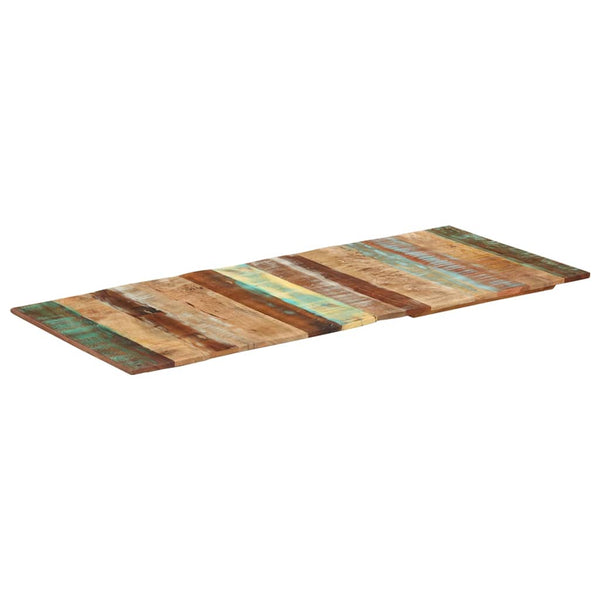 Suorakulmainen pöytälevy 60x140 cm 15-16 mm täysi kierrätyspuu