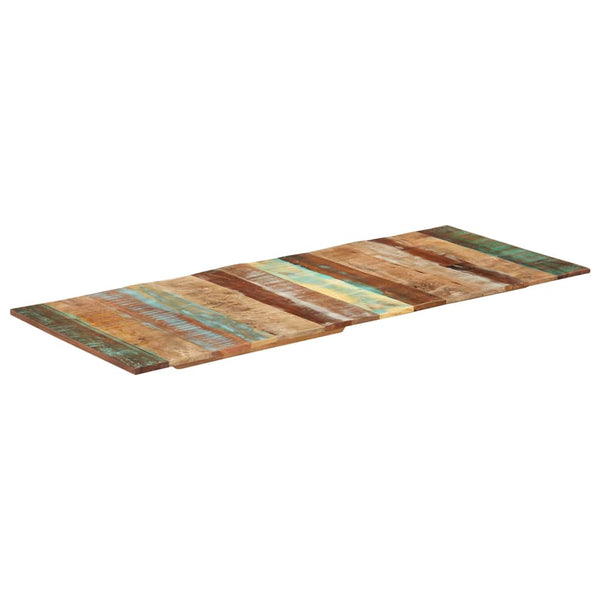 Suorakulmainen pöytälevy 60x140 cm 15-16 mm täysi kierrätyspuu
