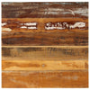 Neliönmuotoinen pöytälevy 70x70 cm 15-16 mm täysi kierrätyspuu