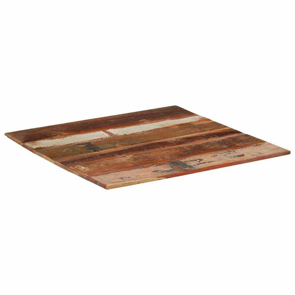 Neliönmuotoinen pöytälevy Dimitria 80x80cm 15-16 mm (kierrätyspuu)