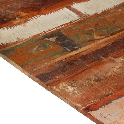 Neliönmuotoinen pöytälevy 80x80 cm 15-16 mm täysi kierrätyspuu