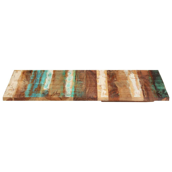 Suorakulmainen pöytälevy 60x120 cm 25-27 mm täysi kierrätyspuu