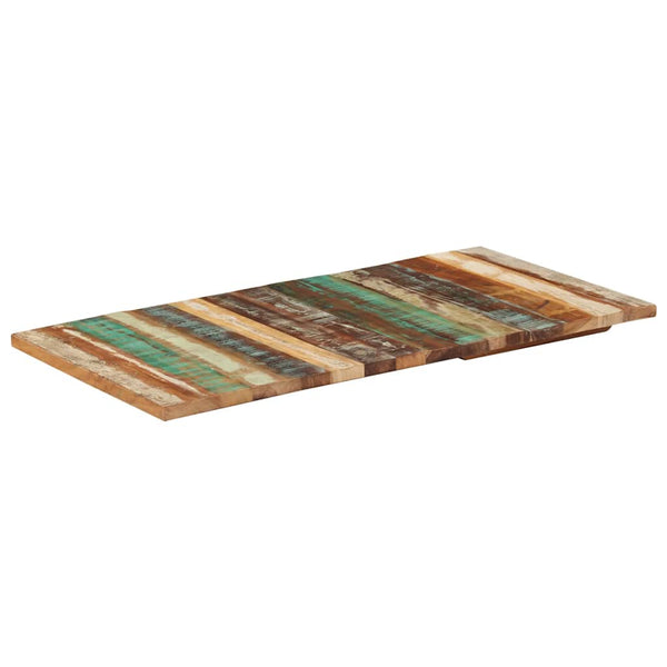 Suorakulmainen pöytälevy 60x120 cm 25-27 mm täysi kierrätyspuu