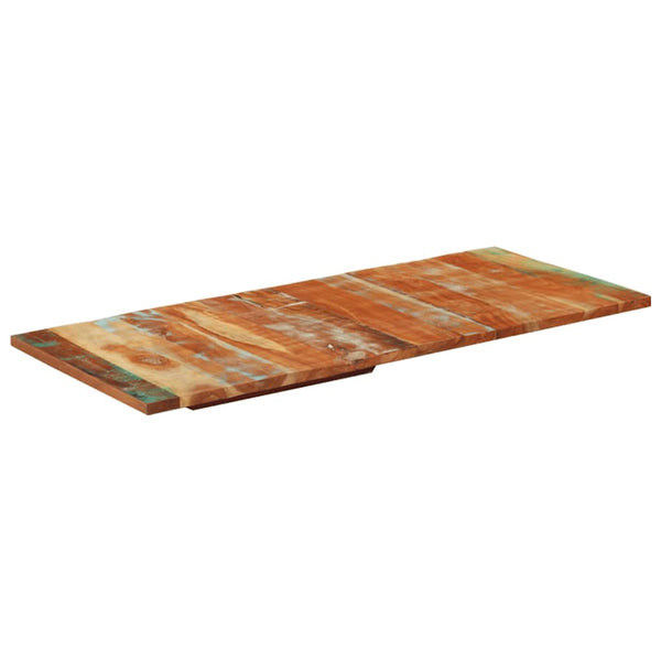 Suorakulmainen pöytälevy 60x140 cm 25-27 mm täysi kierrätyspuu