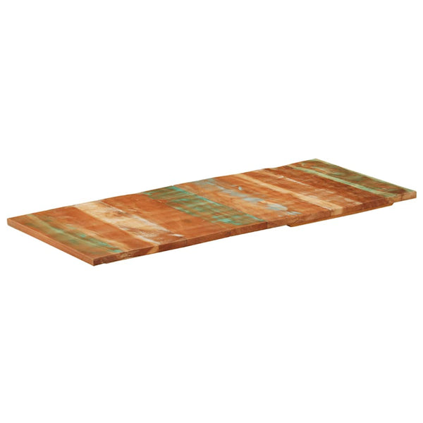 Suorakulmainen pöytälevy 60x140 cm 25-27 mm täysi kierrätyspuu