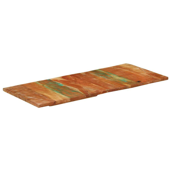 Suorakulmainen pöytälevy 60x140 cm 25-27 mm täysi kierrätyspuu