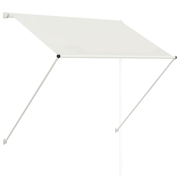 Sisäänkelattava markiisi 100x150 cm kerma