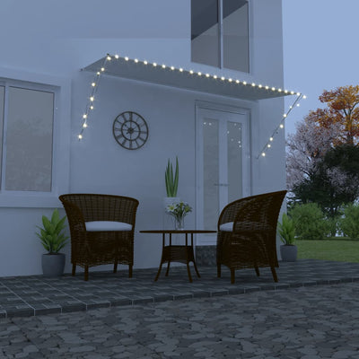 Kerma sisäänkelattava markiisi ledillä Ghile 300x150cm